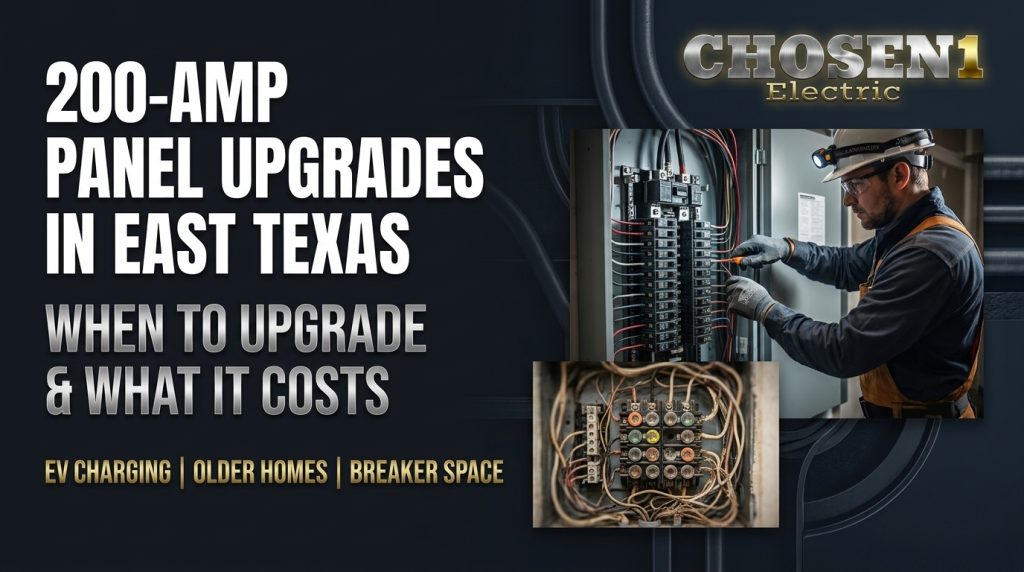 200-Amp Panel Upgrades in East Texas: When You Need One & What It Costs